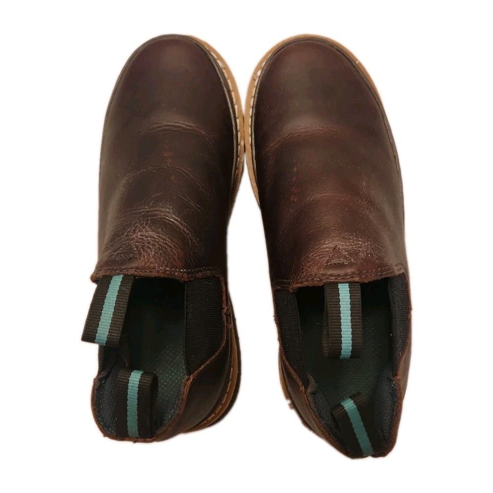 Georgia Giant Romeo Boots Mens 10 M GR262 Brown Leather Chelsea Chore Steel Toe - Picture 10 of 11